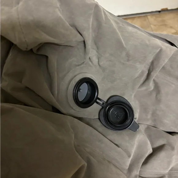 Gray Inflatable Travel Pillow - Picture 12 of 12